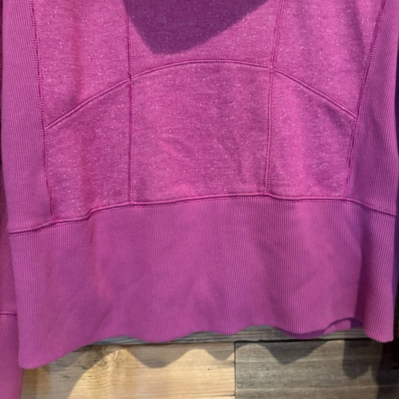 Zella Moon Dust Hooded Zip Front Jacket Hoodie Pink/Purple, L - Picture 8 of 13
